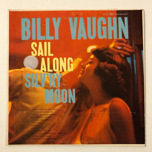 Other - 12” LP Vinyl Record  BILLY VAUGHN  Sail Along Silv’ry Moon